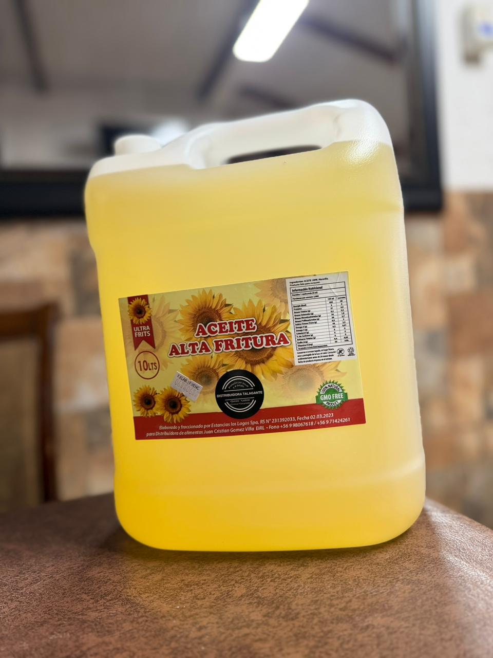 Aceite para freír 100% maravilla 10Lt