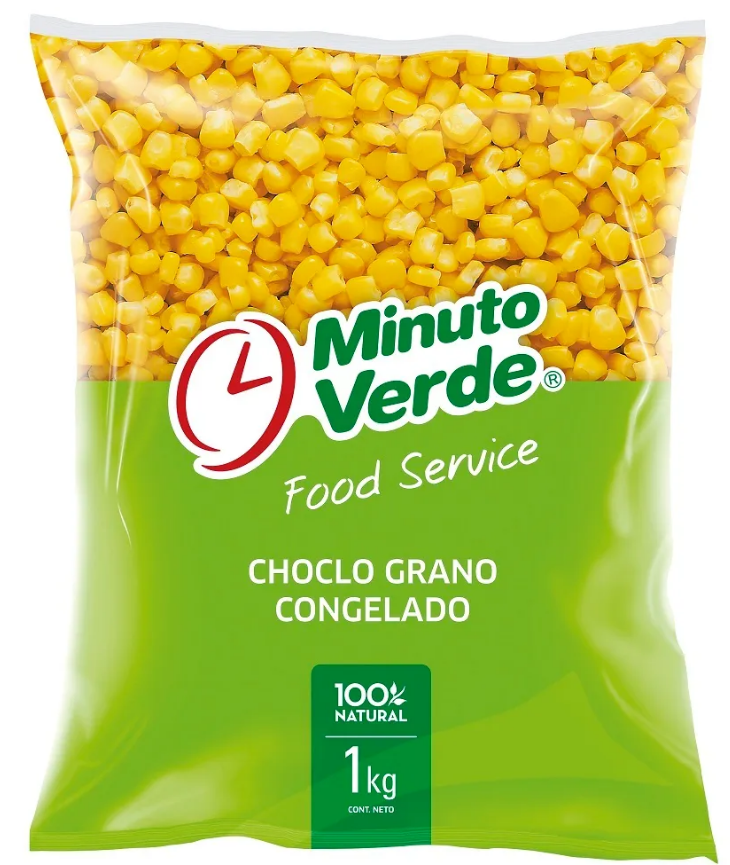 Choclo en grano Minuto Verde 1kg