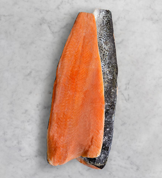 Filete de Salmón con piel kg